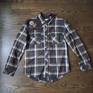 Winchester Men's Plaid Button-Up Flanell Shirt Sz.XL(G8)